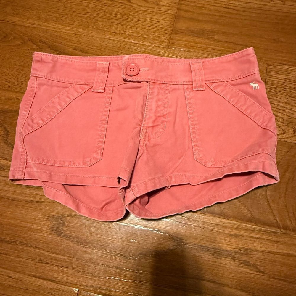 Abercrombie Kids size 12 girls coral pink short shorts
